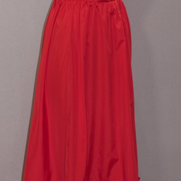 Red Floral Halter Gown - Picture 8 of 12